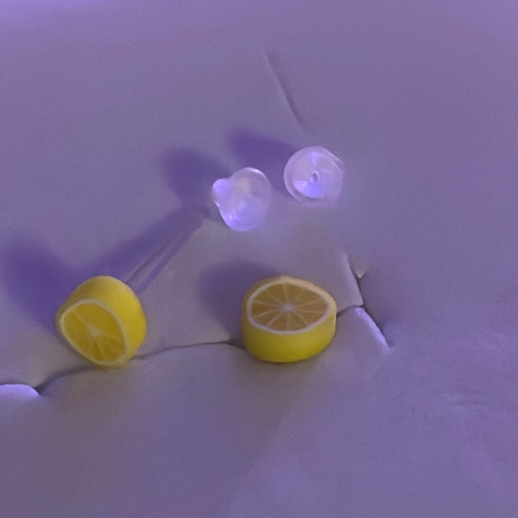 Tiny Lemon Earrings